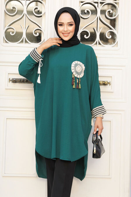 Emerald Green Modest Top 651ZY